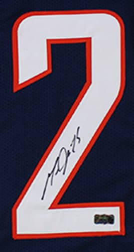 Melvin Gordon Signed Denver Custom Blue Jersey Melvin Gordon Jersey melvin-gordon-denver-blue, view 2, supplier stock photo
