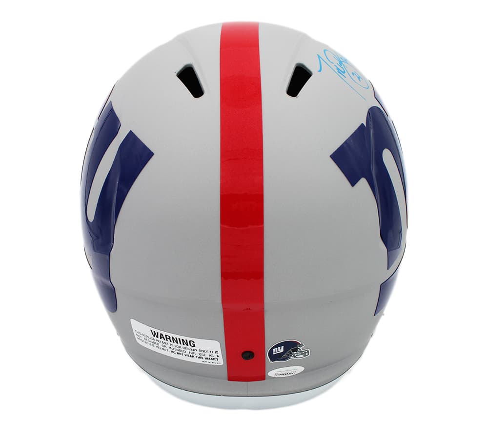 Tiki Barber Signed New York Giants Speed Full Size AMP NFL Helmet Tiki Barber Helmet tiki-barber-york-giants-speed-full, New York Giants, view 2, supplier stock photo