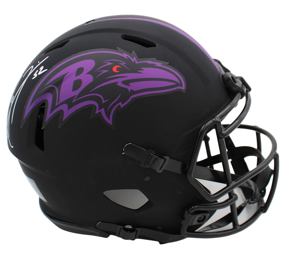 Ray Lewis Signed Baltimore Ravens Speed Authentic Eclipse NFL Helmet Ray Lewis Helmet ray-lewis-baltimore-ravens-speed-eclipse, view 2, supplier stock photo