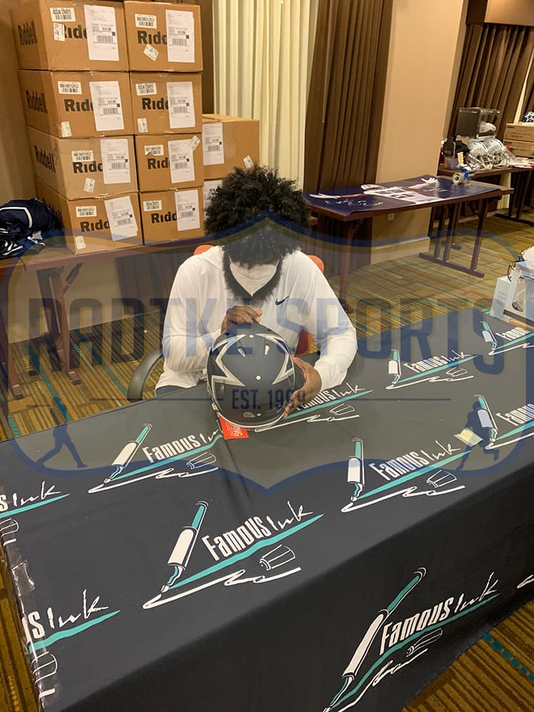 Ezekiel Elliott Signed Dallas Cowboys Speed Full Size AMP NFL Helmet Ezekiel Elliott Helmet ezekiel-elliott-dallas-cowboys-speed-full, Dallas Cowboys, view 5, supplier stock photo