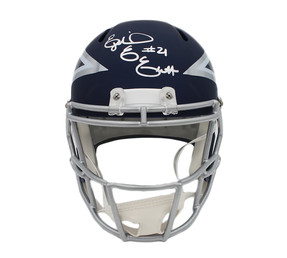 Ezekiel Elliott Signed Dallas Cowboys Speed Full Size AMP NFL Helmet Ezekiel Elliott Helmet ezekiel-elliott-dallas-cowboys-speed-full, Dallas Cowboys, view 3, supplier stock photo
