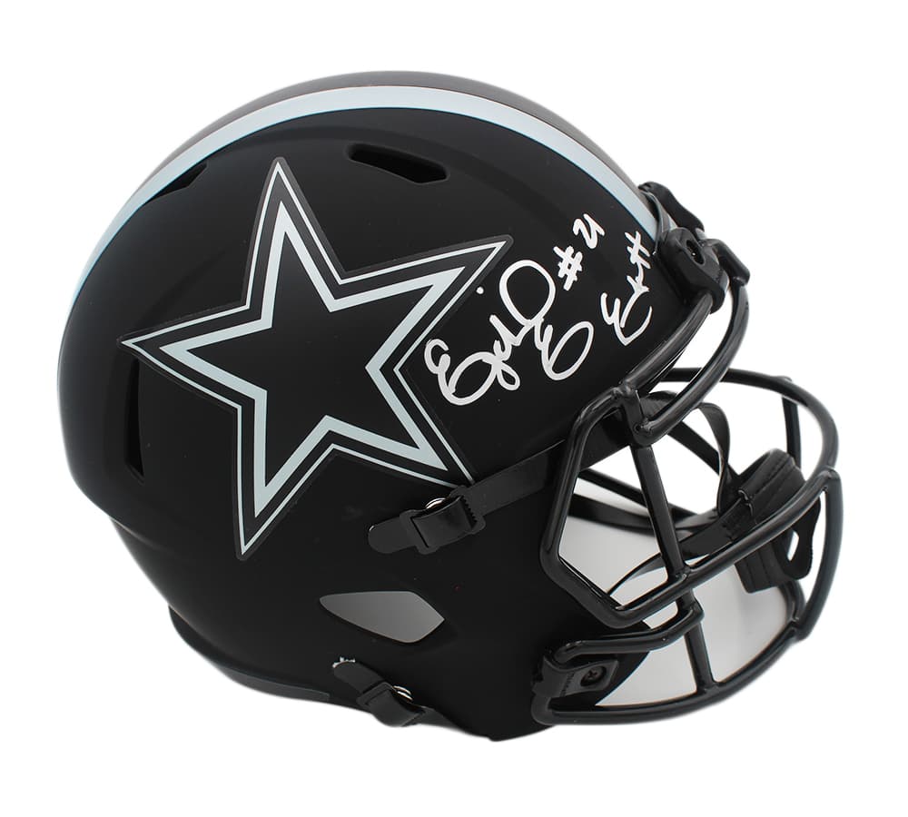 Ezekiel Elliott Signed Dallas Cowboys Speed Full Size Eclipse NFL Helmet Ezekiel Elliott Helmet ezekiel-elliott-dallas-cowboys-speed-full, Dallas Cowboys, supplier stock photo
