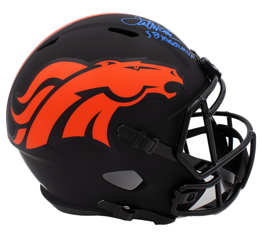 Terrell Davis Signed Denver Broncos Speed Full Size Eclipse NFL Helmet with “SB XXXII MVP” Inscription Terrell Davis Helmet terrell-davis-denver-broncos-speed-full, Denver Broncos, view 2, supplier stock photo