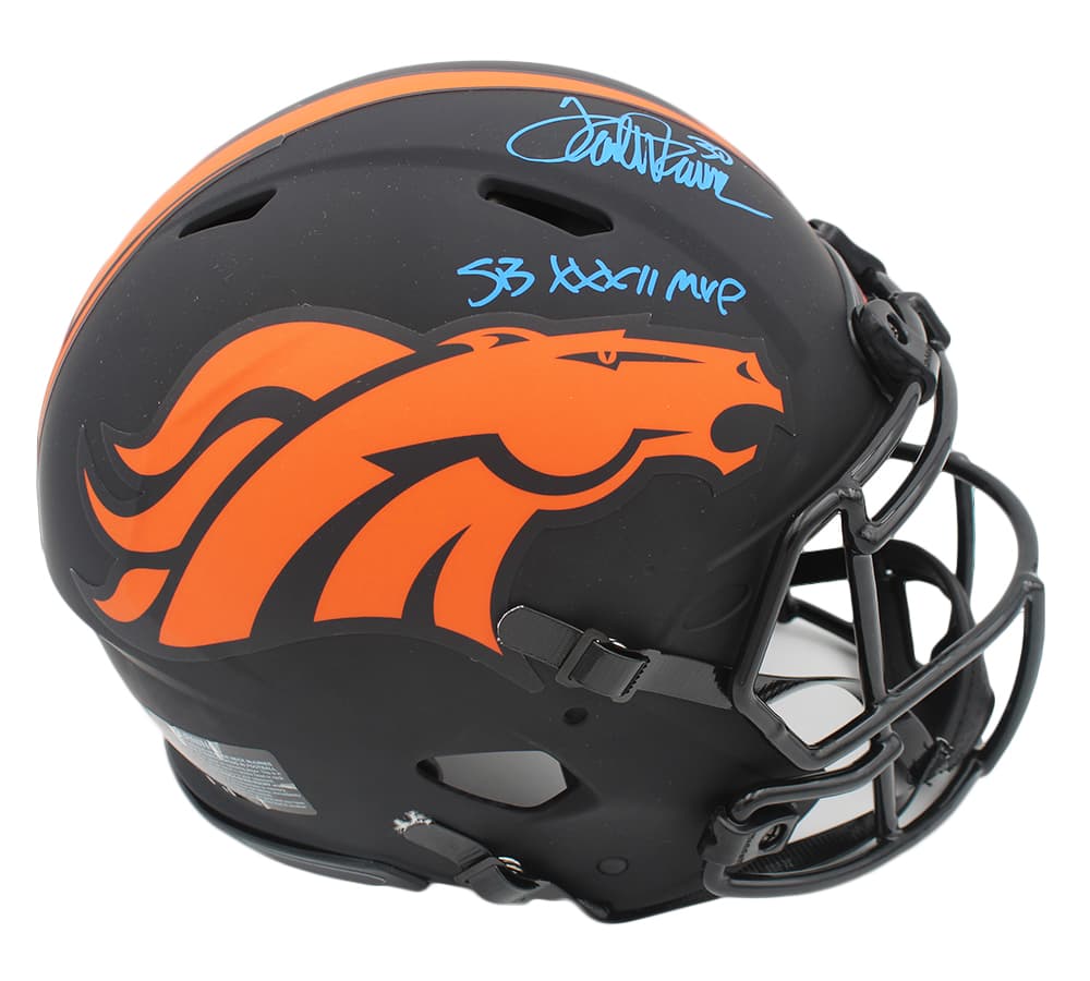 Terrell Davis Signed Denver Broncos Speed Authentic Eclipse NFL Helmet with “SB XXXII MVP” Inscription Terrell Davis Helmet terrell-davis-denver-broncos-speed-eclipse, Denver Broncos, supplier stock photo