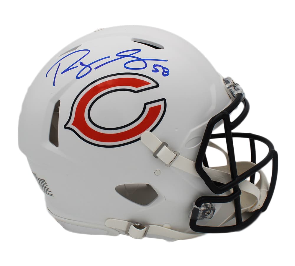 Roquan Smith Signed Chicago Bears Speed Authentic White Matte NFL Helmet Roquan Smith Helmet roquan-smith-chicago-bears-speed-white, Chicago Bears, supplier stock photo