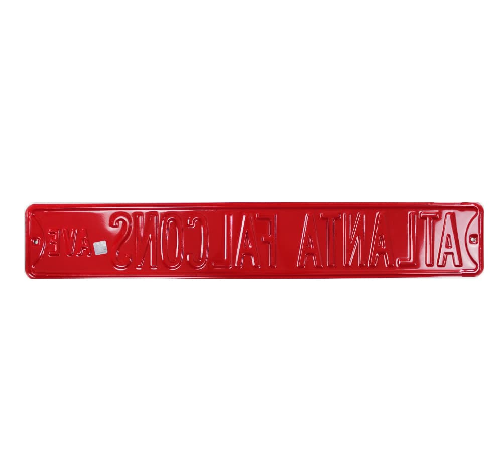 Atlanta Falcons Avenue Officially Licensed Authentic Steel 36×6 Black & Red NFL Street Sign Other 36x6-atlanta-falcons-avenue-officially-licensed, view 3, supplier stock photo