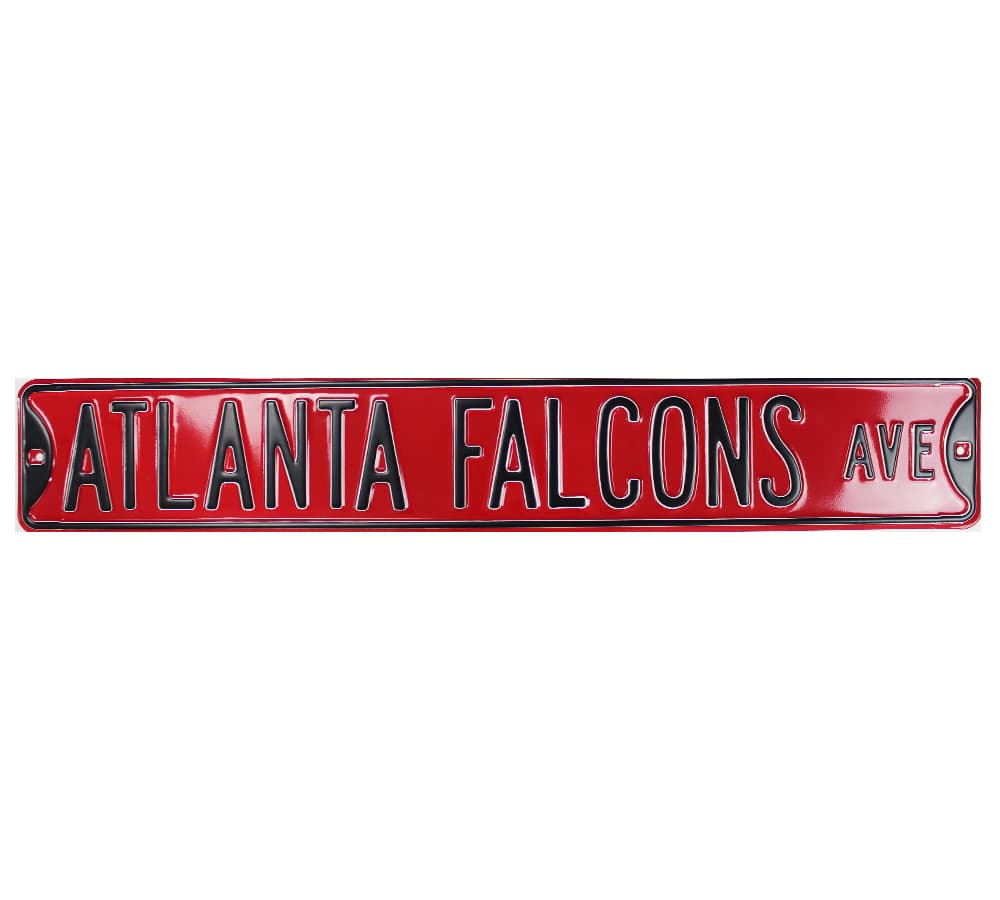 Atlanta Falcons Avenue Officially Licensed Authentic Steel 36×6 Black & Red NFL Street Sign Other 36x6-atlanta-falcons-avenue-officially-licensed, view 2, supplier stock photo