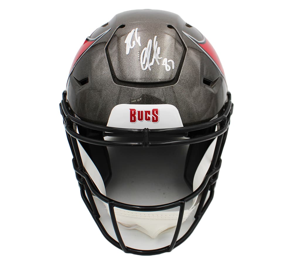 Rob Gronkowski Signed Tampa Bay Buccaneers Speed Flex Authentic NFL Helmet Rob Gronkowski Helmet rob-gronkowski-tampa-bay-buccaneers-speed, view 3, supplier stock photo