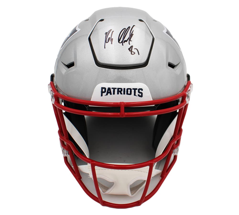 Rob Gronkowski Signed New England Patriots Speed Flex Authentic NFL Helmet Rob Gronkowski Helmet rob-gronkowski-england-patriots-speed-flex, New England Patriots, view 2, supplier stock photo