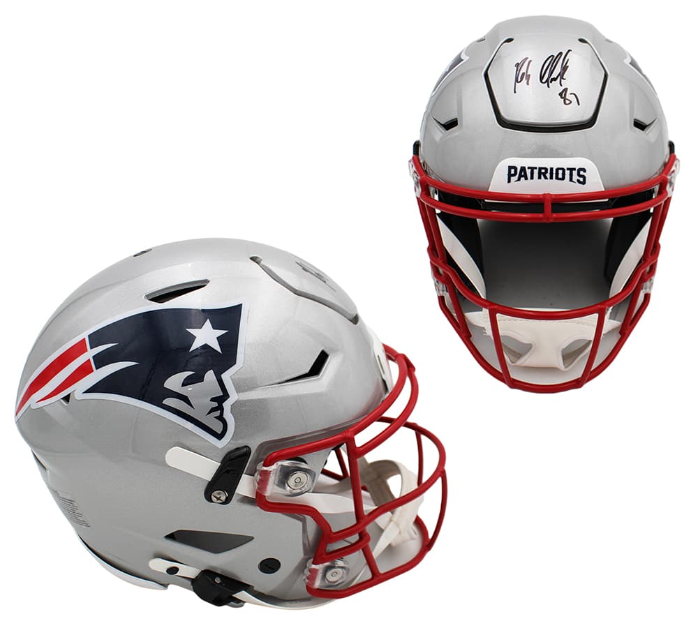 Rob Gronkowski Signed New England Patriots Speed Flex Authentic NFL Helmet Rob Gronkowski Helmet rob-gronkowski-england-patriots-speed-flex, New England Patriots, supplier stock photo