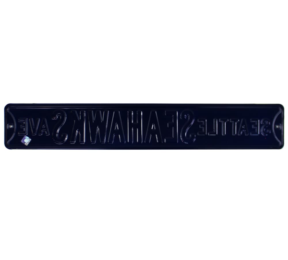 Seattle Seahawks “Seattle Seahawks Avenue” Officially Licensed Authentic Steel 36×6 Navy & Green NFL Street Sign Other 36x6-seattle-seahawks-avenue-officially-licensed, Seattle Seahawks, view 3, supplier stock photo