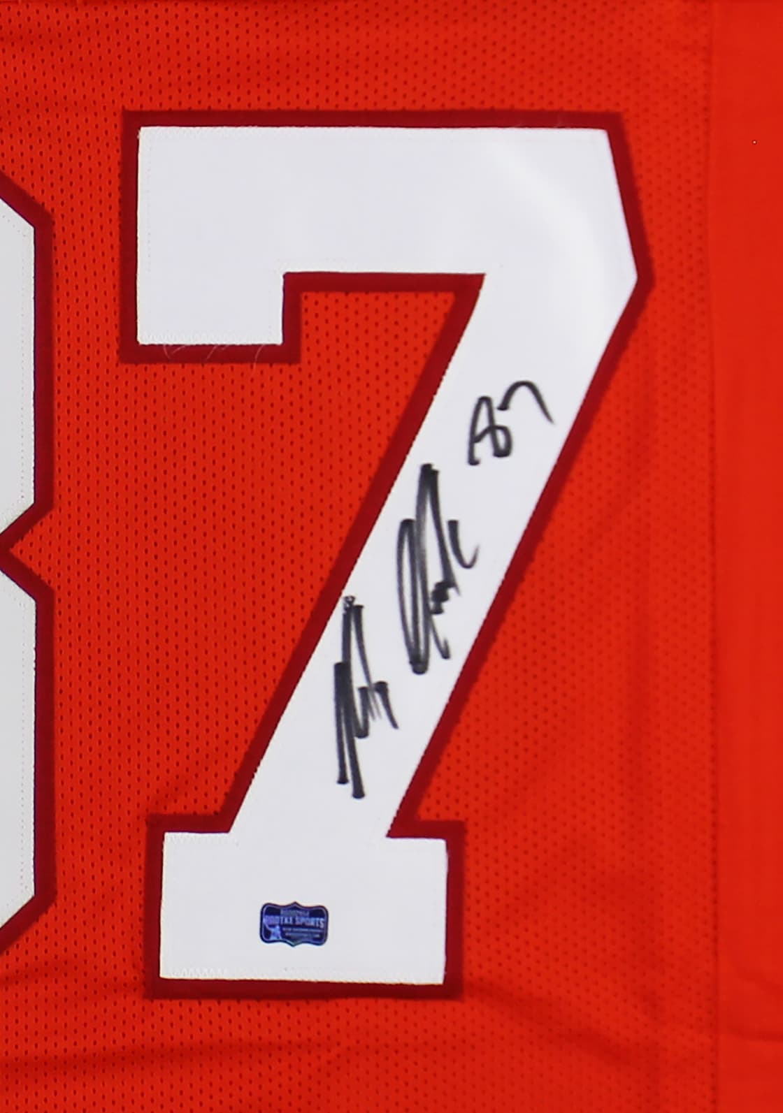 Rob Gronkowski Signed Tampa Bay Custom Throwback Creamsicle Jersey Rob Gronkowski Jersey rob-gronkowski-tampa-bay-throwback-creamsicle, view 2, supplier stock photo