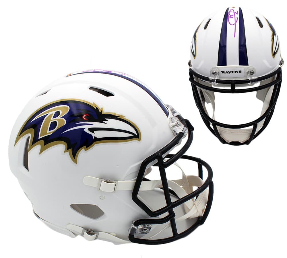 Earl Thomas Signed Baltimore Ravens Speed Authentic White Matte NFL Helmet Earl Thomas Helmet earl-thomas-baltimore-ravens-speed-white, supplier stock photo