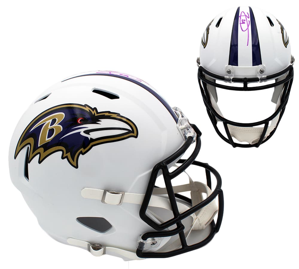 Earl Thomas Signed Baltimore Ravens Speed Full Size White Matte NFL Helmet Earl Thomas Helmet earl-thomas-baltimore-ravens-speed-full, supplier stock photo