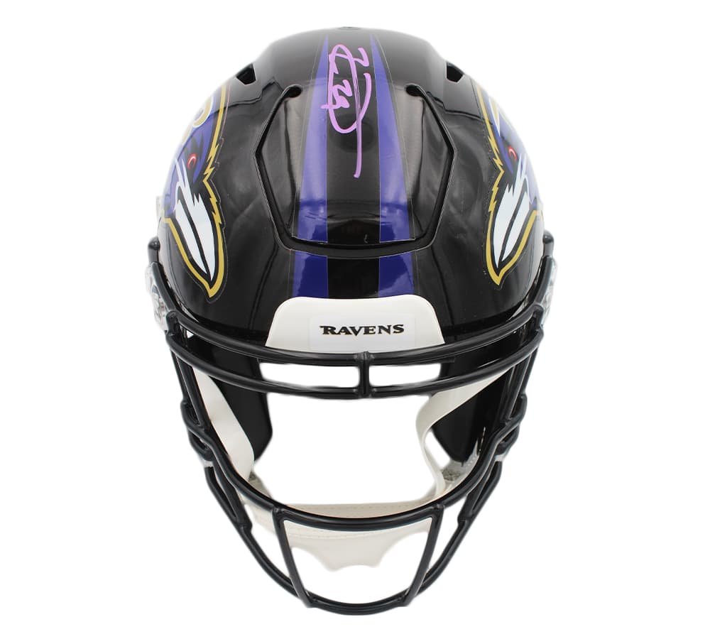 Earl Thomas Signed Baltimore Ravens Speed Flex Authentic NFL Helmet Earl Thomas Helmet earl-thomas-baltimore-ravens-speed-flex, view 3, supplier stock photo