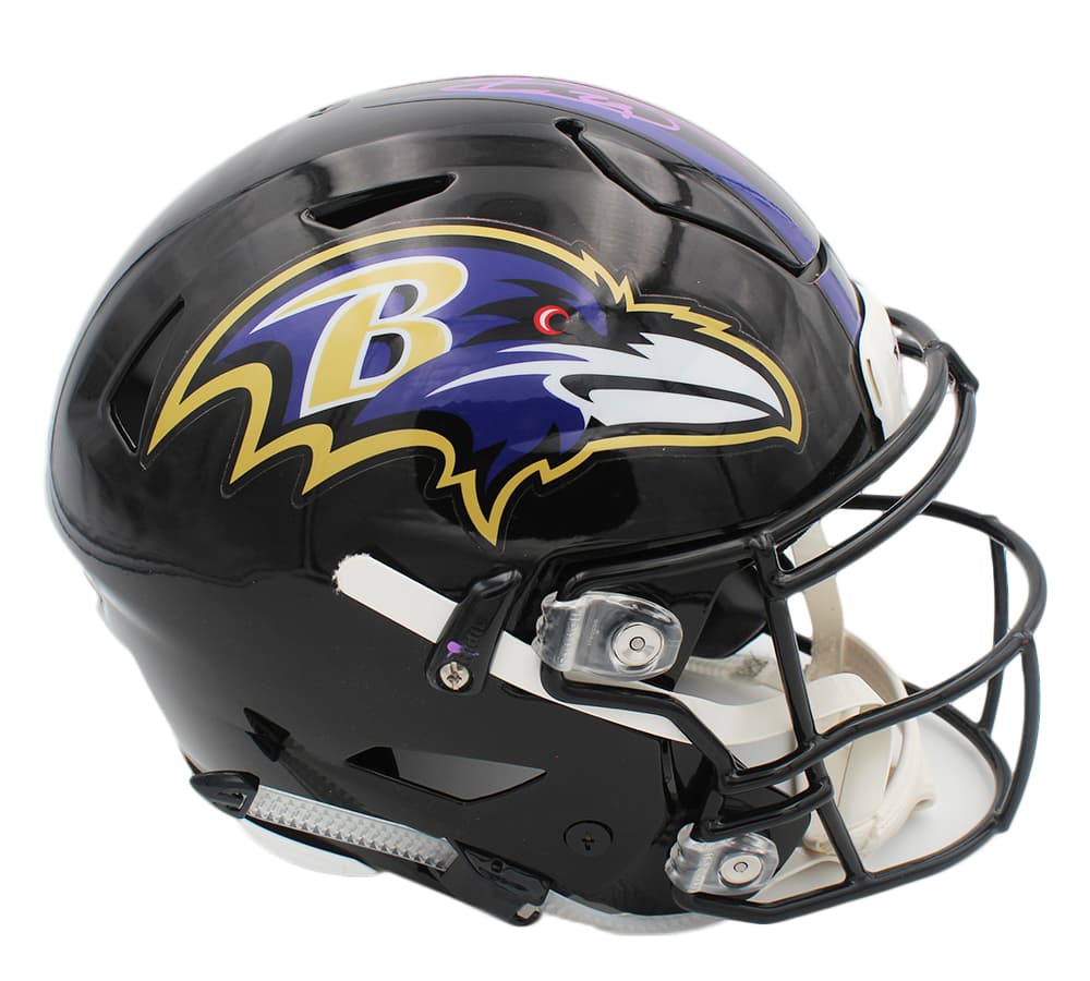 Earl Thomas Signed Baltimore Ravens Speed Flex Authentic NFL Helmet Earl Thomas Helmet earl-thomas-baltimore-ravens-speed-flex, view 2, supplier stock photo