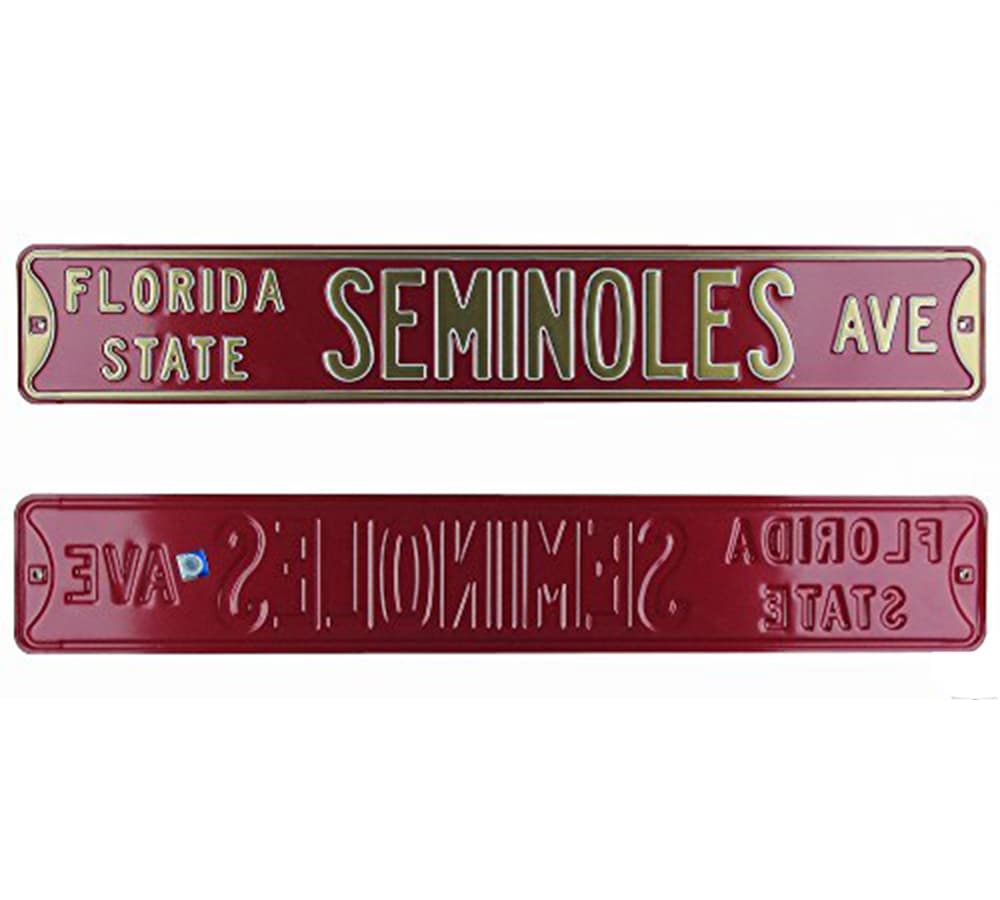 Florida State Seminoles Avenue Officially Licensed Authentic Steel 36×6 Garnet & Gold NCAA Street Sign Other 36x6-florida-state-seminoles-avenue-officially, supplier stock photo