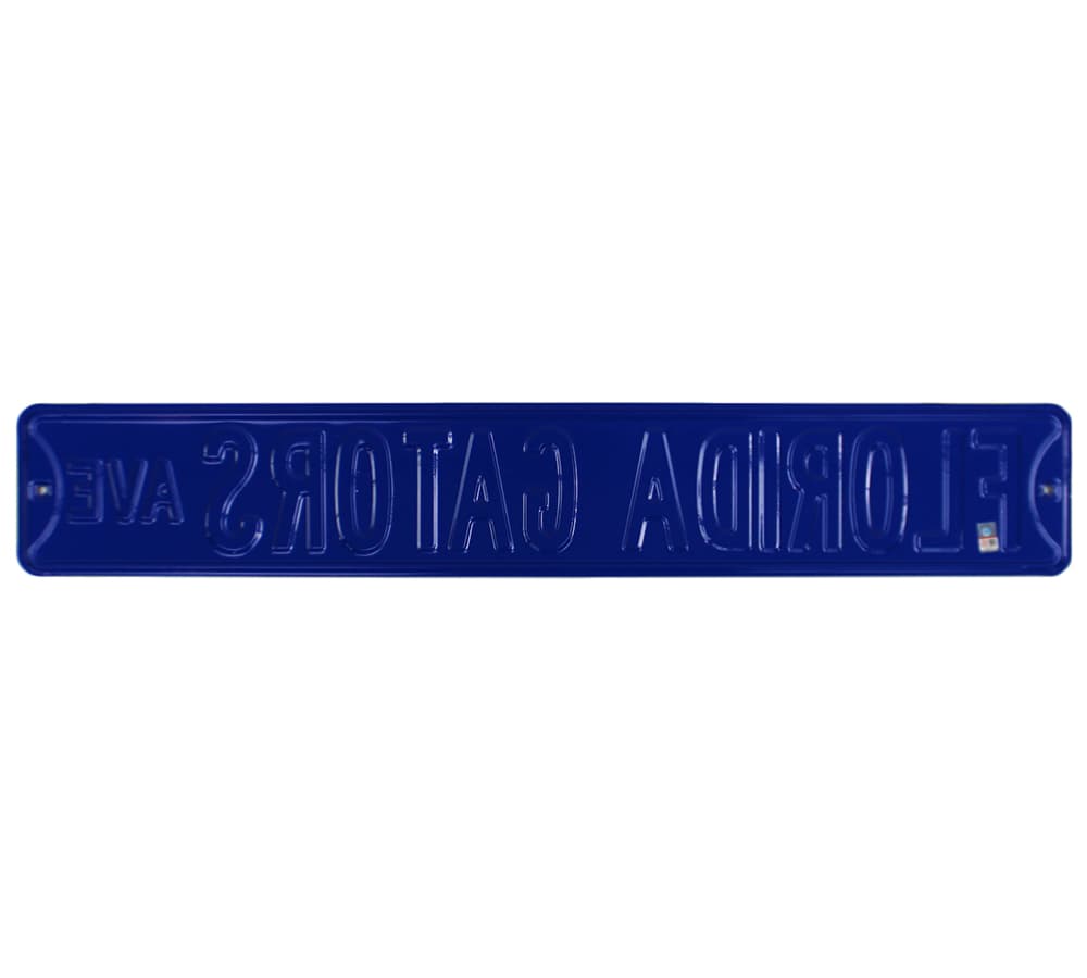 Florida Gators Avenue Officially Licensed Authentic Steel 36×6 Blue Orange NCAA Street Sign Other 36x6-florida-gators-avenue-officially-licensed, view 3, supplier stock photo