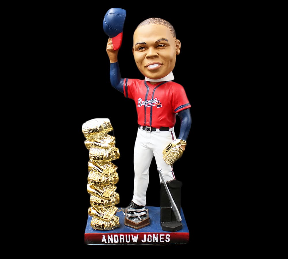 Andruw Jones Signed Atlanta Braves Red Jersey Bobblehead Andruw Jones Jersey andruw-jones-atlanta-braves-red-bobblehead, Atlanta Braves, supplier stock photo