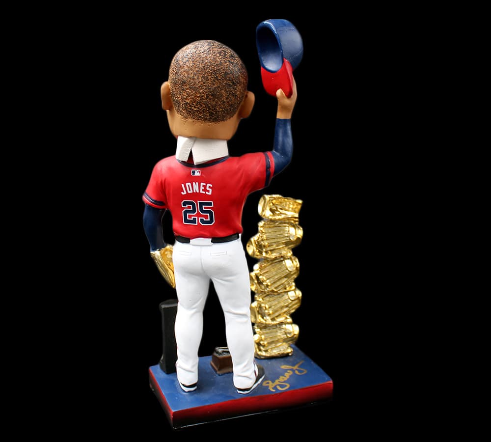 Andruw Jones Signed Atlanta Braves Red Jersey Bobblehead Andruw Jones Jersey andruw-jones-atlanta-braves-red-bobblehead, Atlanta Braves, view 2, supplier stock photo