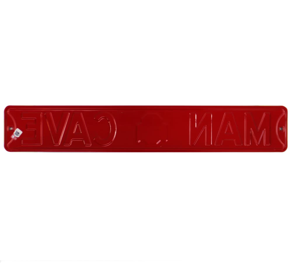 Ohio State Buckeyes “Man Cave” Officially Licensed Authentic Steel 36×6 Red & Silver NCAA Street Sign Other 36x6-ohio-state-buckeyes-man-cave-officially, view 3, supplier stock photo