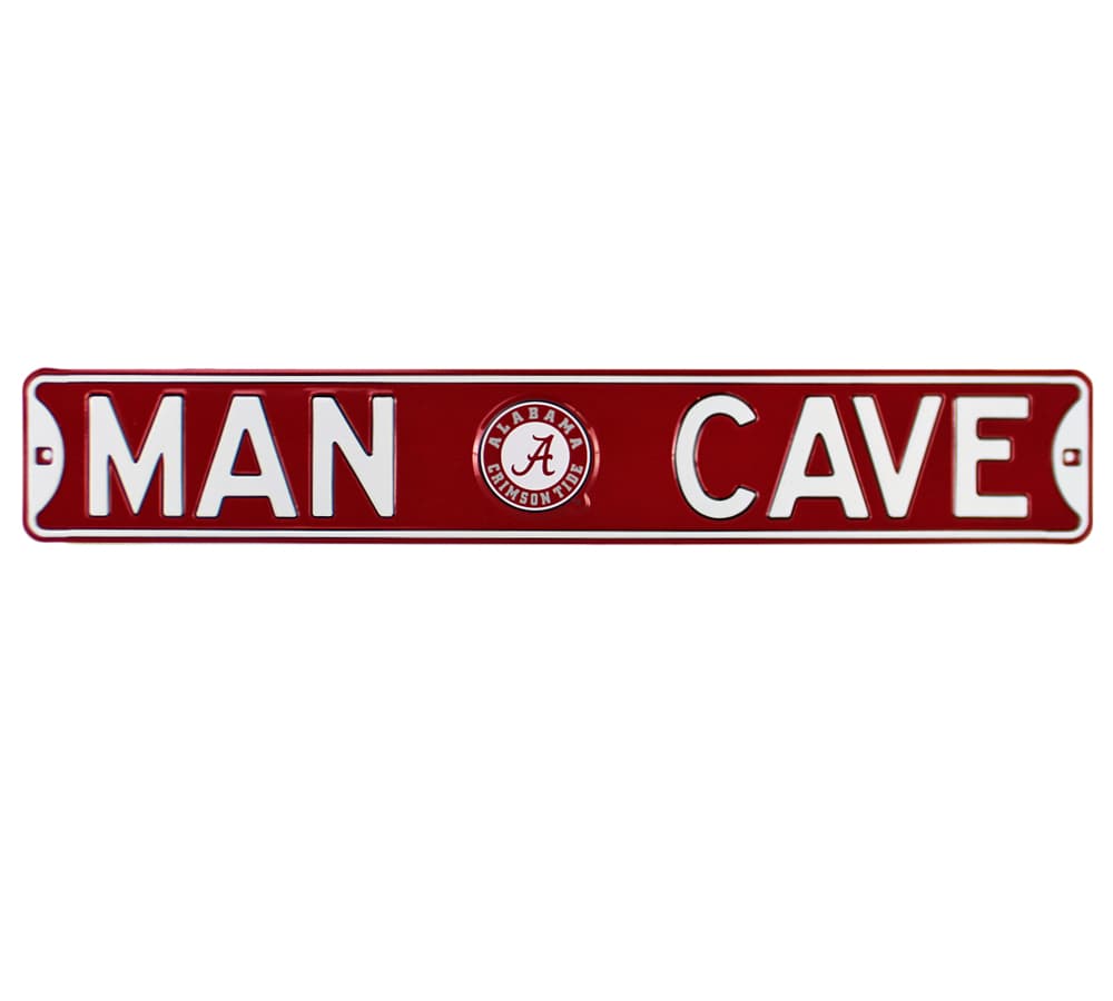 Alabama Crimson Tide Man Cave Officially Licensed Authentic Steel 36×6 Crimson and White NCAA Street Sign Other 36x6-alabama-crimson-tide-man-cave-officially, Alabama Crimson Tide, view 2, supplier stock photo