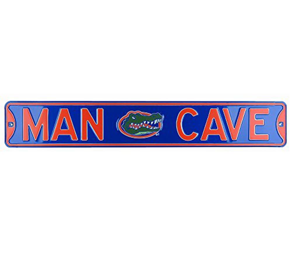 Florida Gators Man Cave Officially Licensed Authentic Steel 36×6 Blue & Orange NCAA Street Sign Other 36x6-florida-gators-man-cave-officially-licensed, view 2, supplier stock photo