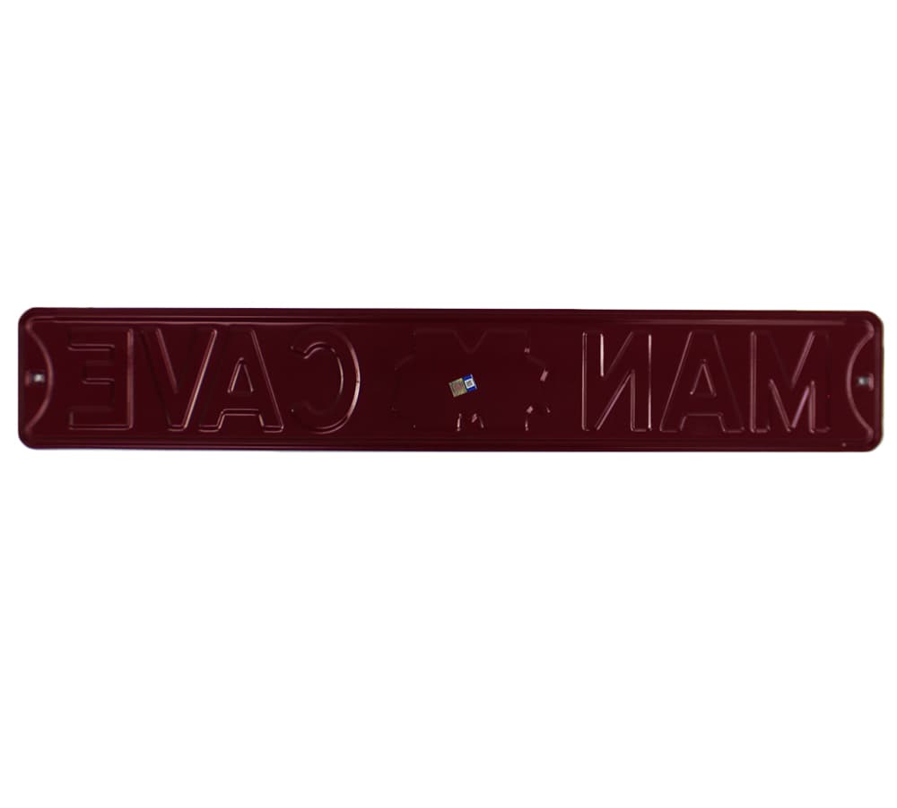 Mississippi State Bulldogs MSU Man Cave Officially Licensed Authentic Steel 36×6 Maroon & White NCAA Street Sign Other 36x6-mississippi-state-bulldogs-msu-man-cave, view 3, supplier stock photo