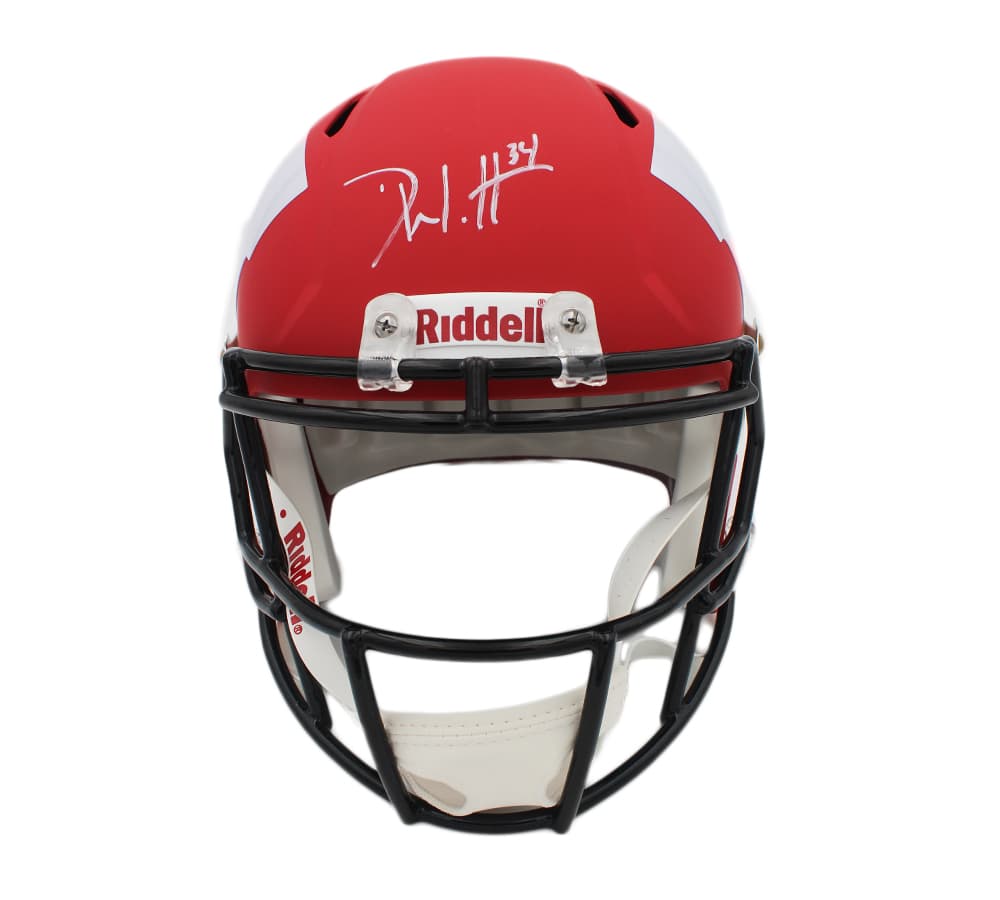 Derek Watt Signed Wisconsin Badgers Speed Full Size AMP NCAA Helmet Derek Watt Helmet derek-watt-wisconsin-badgers-speed-full, Wisconsin Badgers, view 3, supplier stock photo