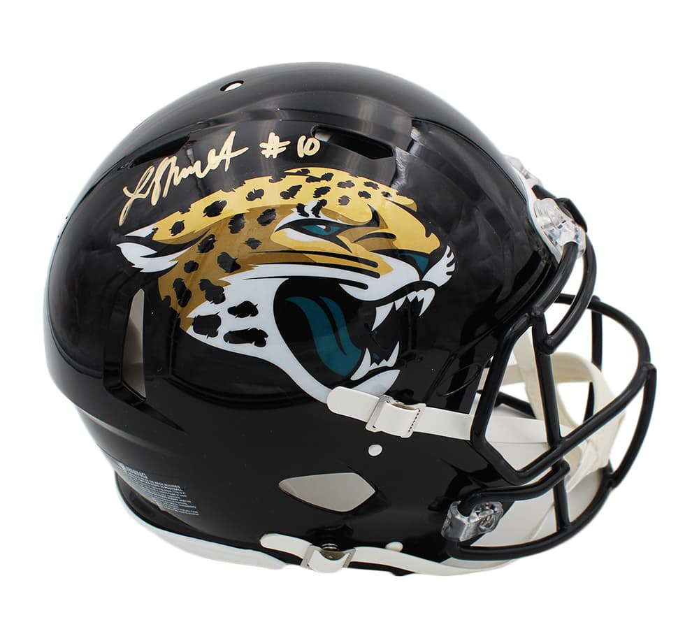 Laviska Shenault Signed Jacksonville Jaguars Speed Authentic NFL Helmet Laviska Shenault Helmet laviska-shenault-jacksonville-jaguars-speed-nfl, supplier stock photo
