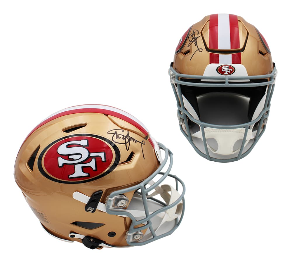 Steve Young Signed San Francisco 49ers Speed Flex Authentic NFL Helmet Steve Young Helmet steve-young-san-francisco-49ers-speed, San Francisco 49ers, supplier stock photo
