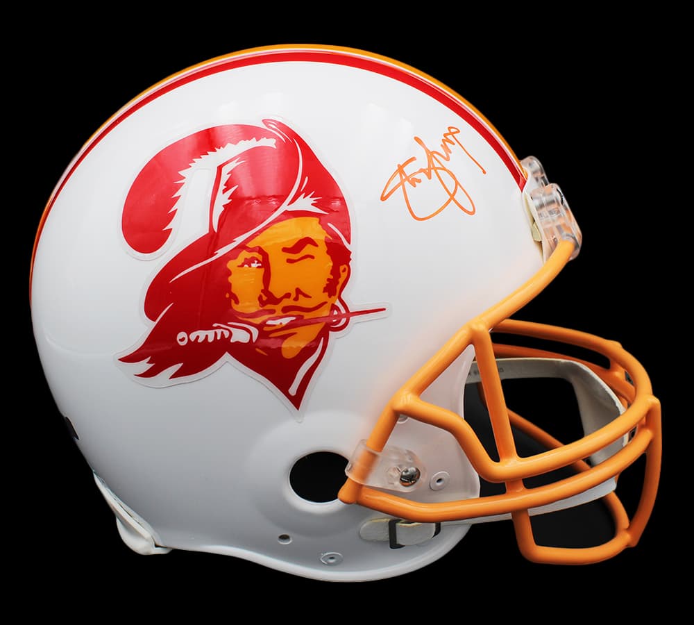 Steve Young Signed Tampa Bay Buccaneers Throwback Authentic White NFL Helmet Steve Young Helmet steve-young-tampa-bay-buccaneers-throwback, supplier stock photo
