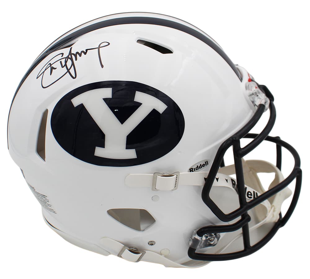 Steve Young Signed BYU Cougars Speed Authentic NCAA Helmet Steve Young Helmet steve-young-byu-cougars-speed-ncaa, view 2, supplier stock photo