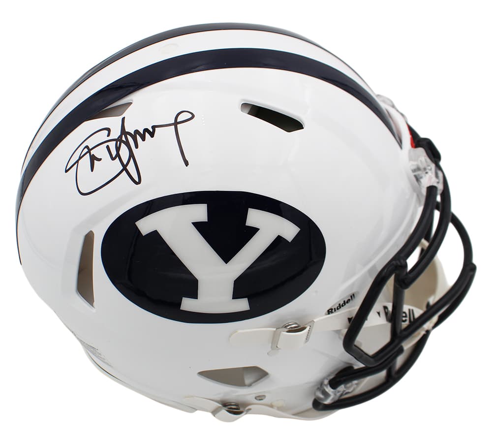 Steve Young Signed BYU Cougars Speed Authentic NCAA Helmet Steve Young Helmet steve-young-byu-cougars-speed-ncaa, supplier stock photo