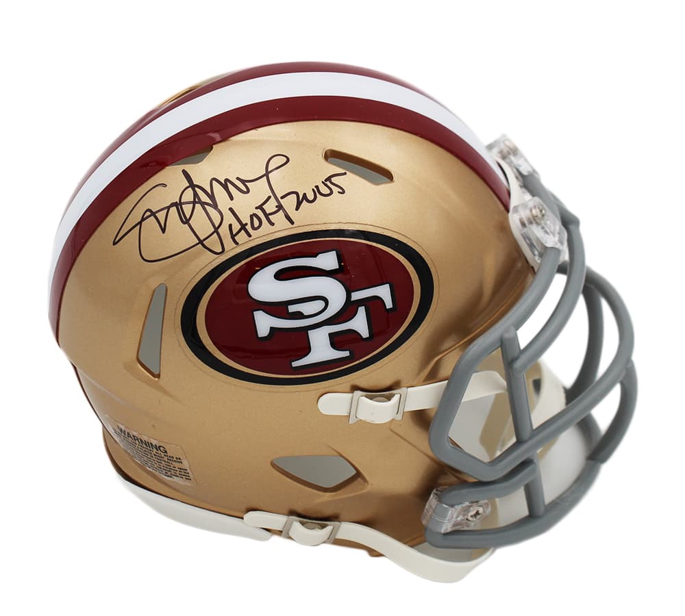 Steve Young Signed San Francisco 49ers Speed NFL Mini Helmet with “HOF 2005” Inscription Steve Young Helmet steve-young-san-francisco-49ers-speed, San Francisco 49ers, supplier stock photo