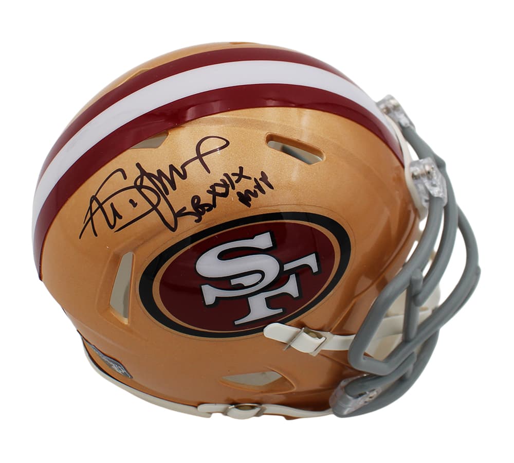 Steve Young Signed San Francisco 49ers Speed NFL Mini Helmet with “SB XXIX MVP” Inscription Steve Young Helmet steve-young-san-francisco-49ers-speed, San Francisco 49ers, supplier stock photo