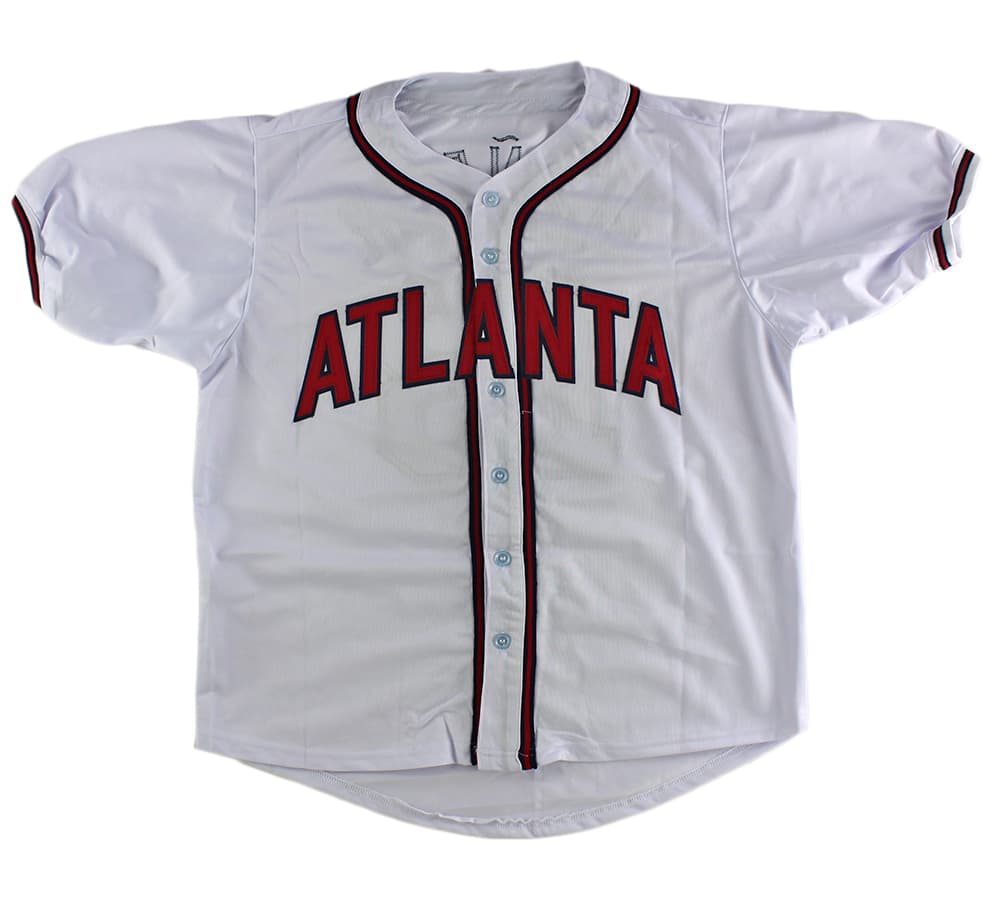 Ronald Acuna Signed Atlanta Custom White Jersey Ronald Acuna Jr Jersey ronald-acuna-atlanta-white, view 3, supplier stock photo