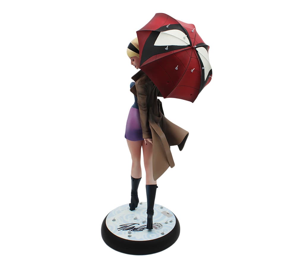 Stan Lee Signed Marvel Gwen Stacy Sideshow Collectibles Campbell Collection Comiquette Statue Stan Lee Other stan-lee-marvel-gwen-stacy-sideshow, view 6, supplier stock photo