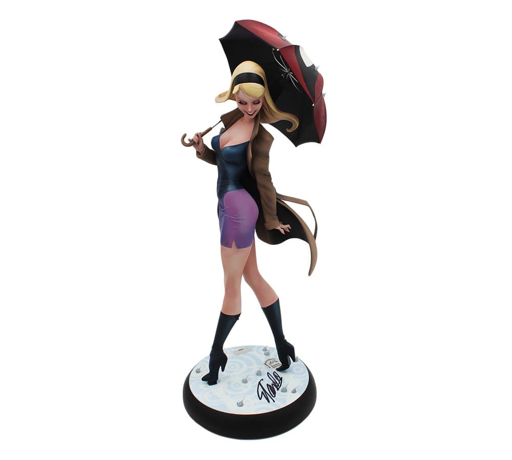 Stan Lee Signed Marvel Gwen Stacy Sideshow Collectibles Campbell Collection Comiquette Statue Stan Lee Other stan-lee-marvel-gwen-stacy-sideshow, supplier stock photo