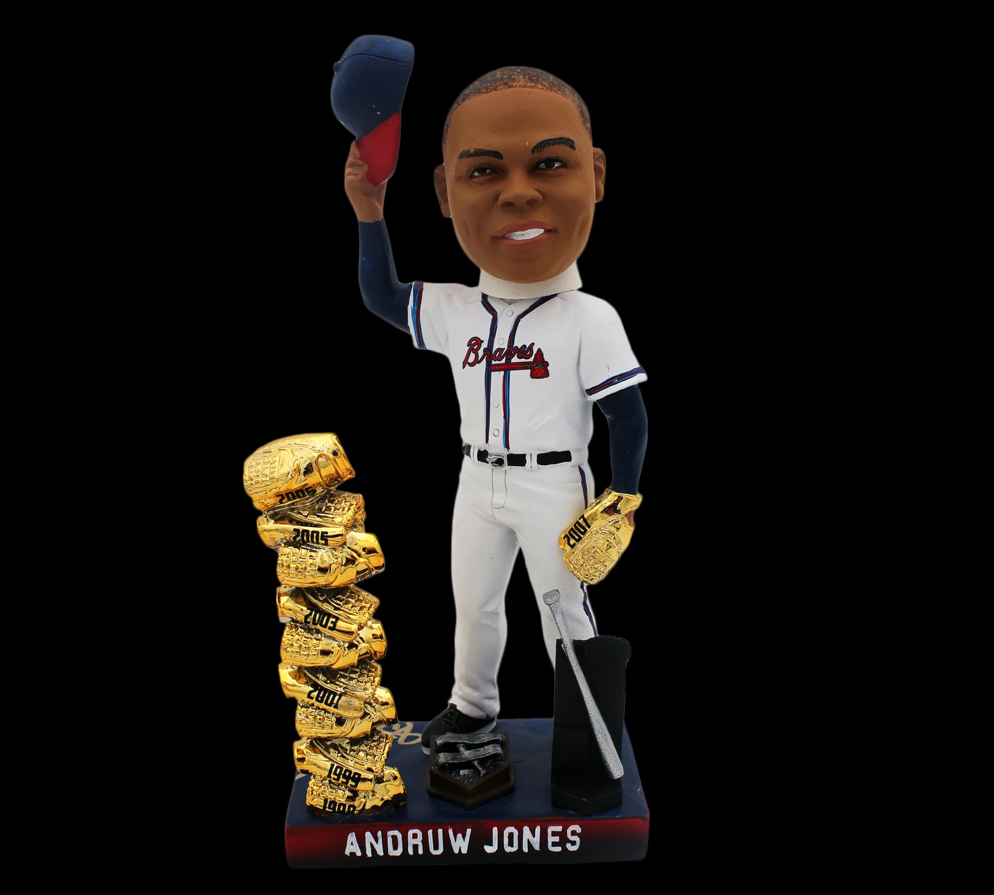 Andruw Jones Signed Atlanta Braves White Jersey Bobblehead Andruw Jones Jersey andruw-jones-atlanta-braves-white-bobblehead, Atlanta Braves, supplier stock photo