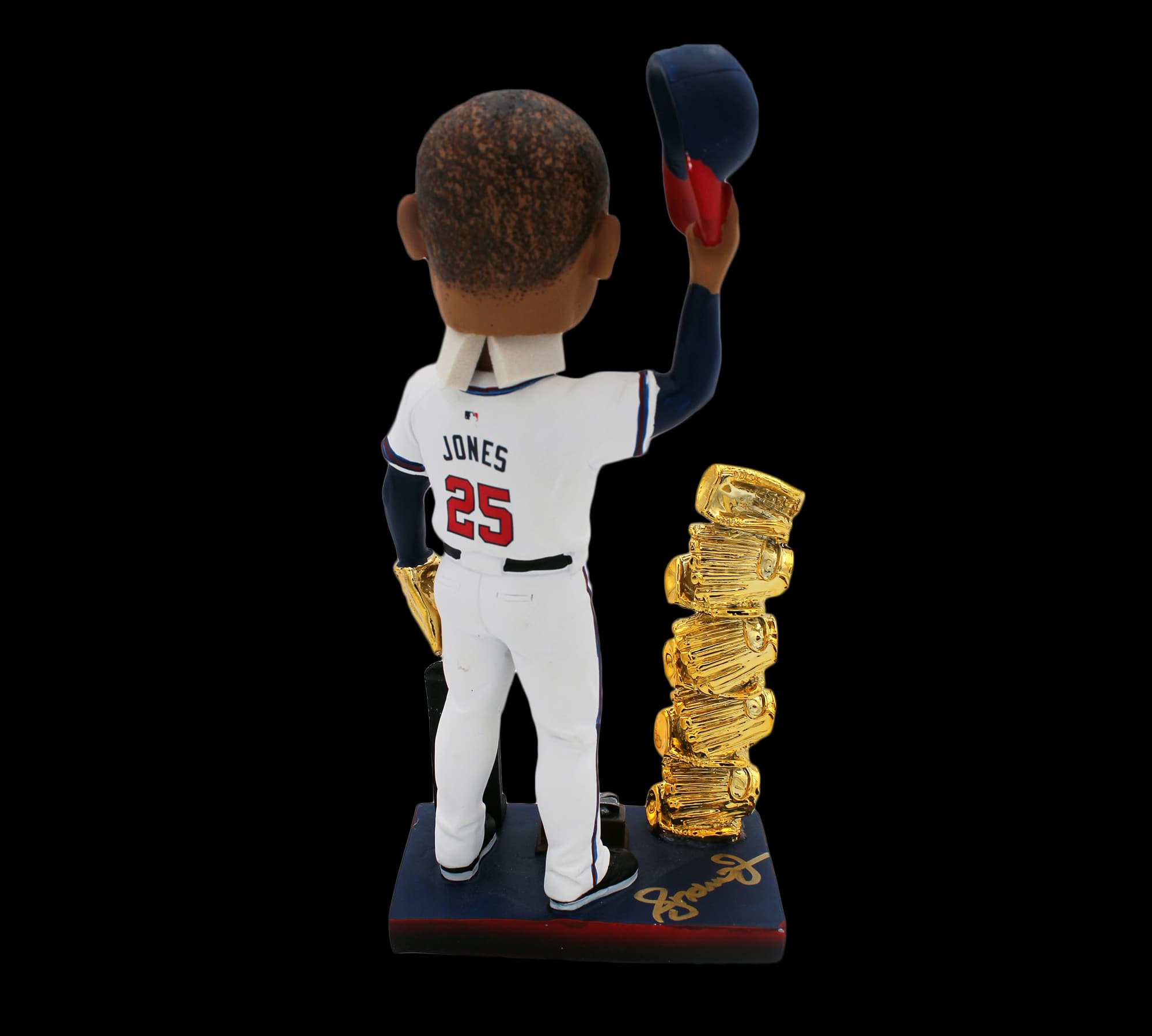 Andruw Jones Signed Atlanta Braves White Jersey Bobblehead Andruw Jones Jersey andruw-jones-atlanta-braves-white-bobblehead, Atlanta Braves, view 3, supplier stock photo