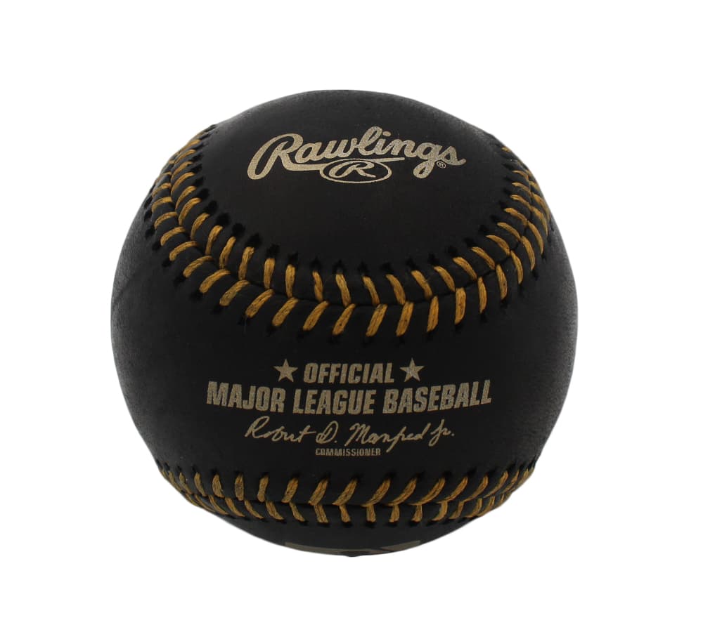 Andruw Jones Signed Atlanta Braves Rawlings Official Major League Black MLB Baseball Andruw Jones Ball andruw-jones-atlanta-braves-rawlings-major, Atlanta Braves, view 2, supplier stock photo