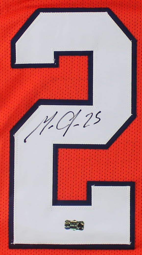 Melvin Gordon Signed Denver Custom Navy Jersey Melvin Gordon Jersey melvin-gordon-denver-navy, view 2, supplier stock photo