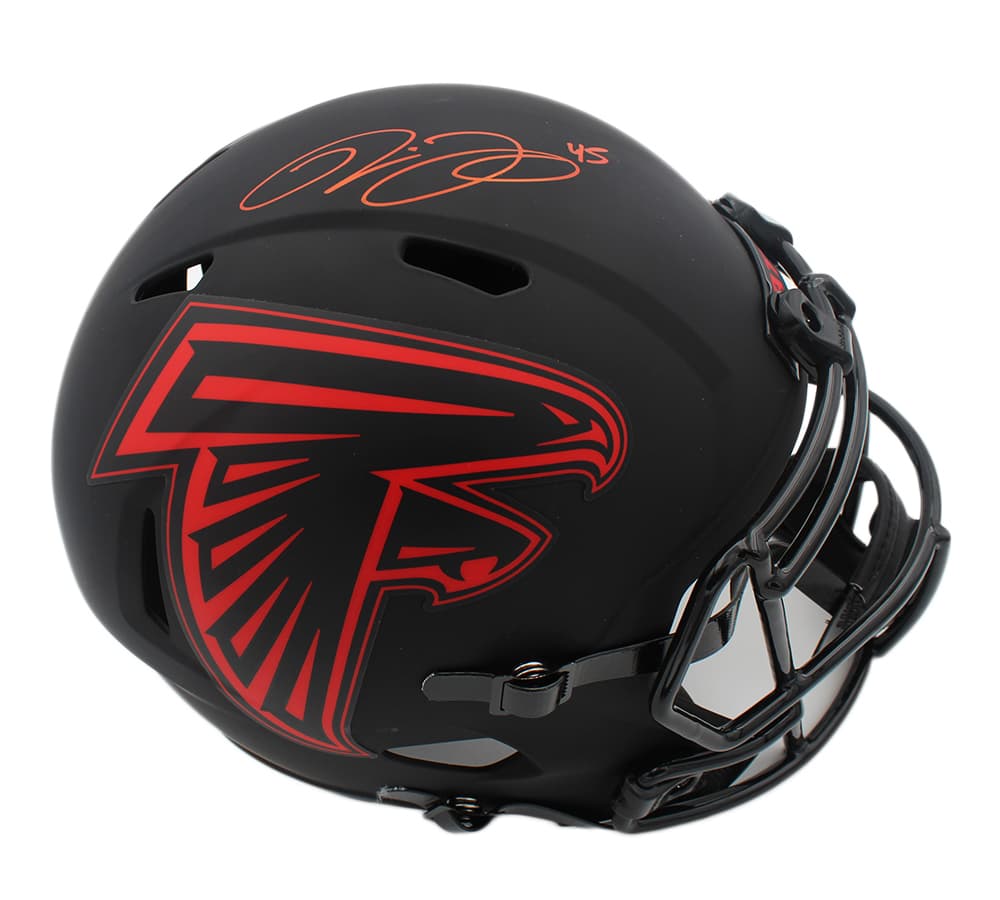 Deion Jones Signed Atlanta Falcons Speed Full Size Eclipse NFL Helmet Deion Jones Helmet deion-jones-atlanta-falcons-speed-full, supplier stock photo