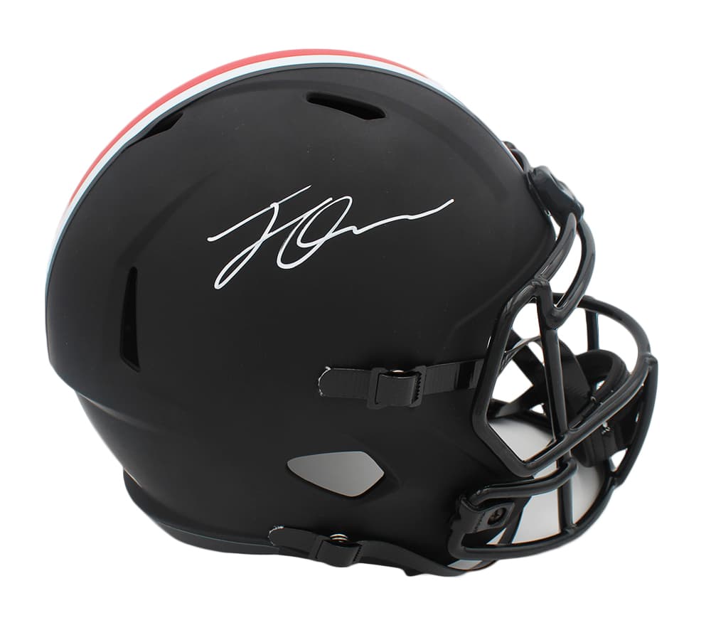 Jeff Okudah Signed Ohio State Buckeyes Speed Full Size Eclipse NCAA Helmet Jeff Okudah Helmet jeff-okudah-ohio-state-buckeyes-speed, Ohio State Buckeyes, supplier stock photo