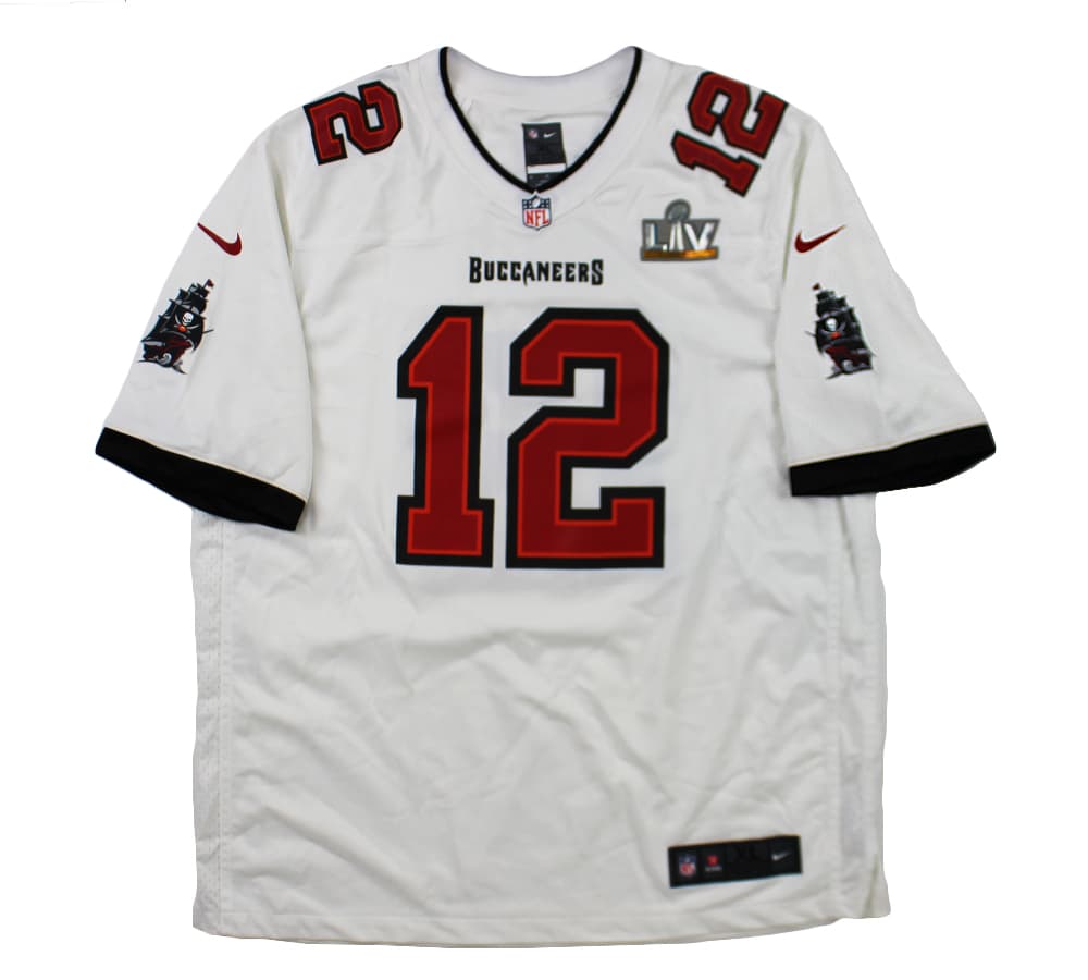Tom Brady Signed Tampa Bay Buccaneers Nike Game White NFL Jersey Tom Brady Jersey tom-brady-tampa-bay-buccaneers-nike, view 3, supplier stock photo