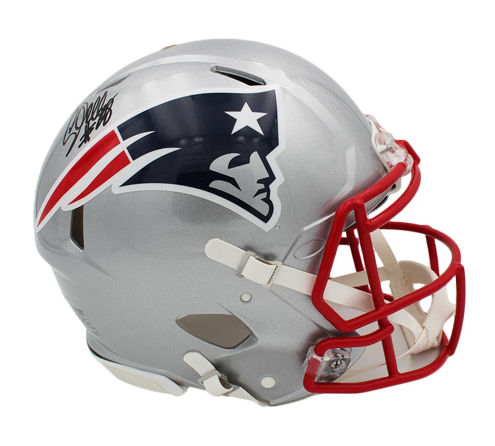 Corey Dillon Signed New England Patriots Speed Authentic Gray NFL Helmet Corey Dillon Helmet corey-dillon-england-patriots-speed-gray, New England Patriots, supplier stock photo