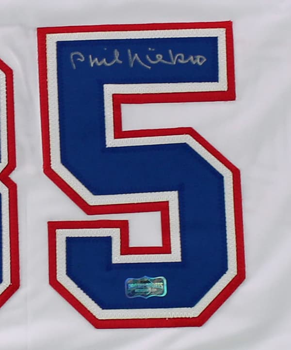Phil Niekro Signed Atlanta Custom Stat White Jersey Phil Niekro Jersey phil-niekro-atlanta-stat-white, view 2, supplier stock photo