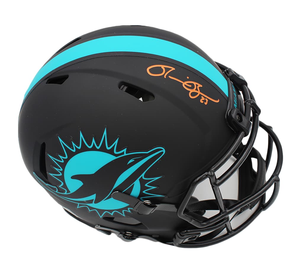 Ronnie Brown Signed Miami Dolphins Speed Eclipse Authentic NFL Helmet Ronnie Brown Helmet ronnie-brown-miami-dolphins-speed-eclipse, Miami Dolphins, supplier stock photo