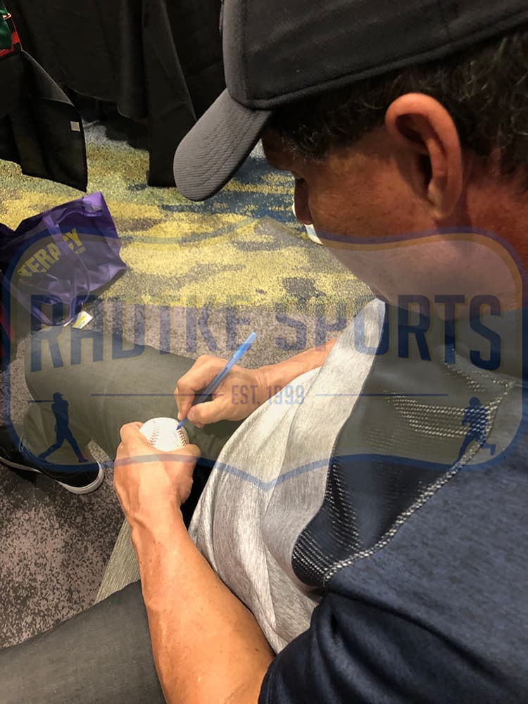 Jose Canseco Signed Oakland A’s Rawlings Official Major League White MLB Baseball with “Juiced” Inscription Jose Canseco Ball jose-canseco-oakland-as-rawlings-major, Oakland Athletics, view 3, supplier stock photo